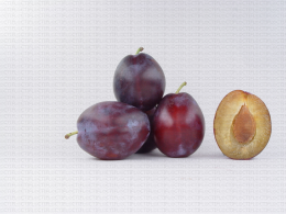 Variété de prune : Quetsche rouge